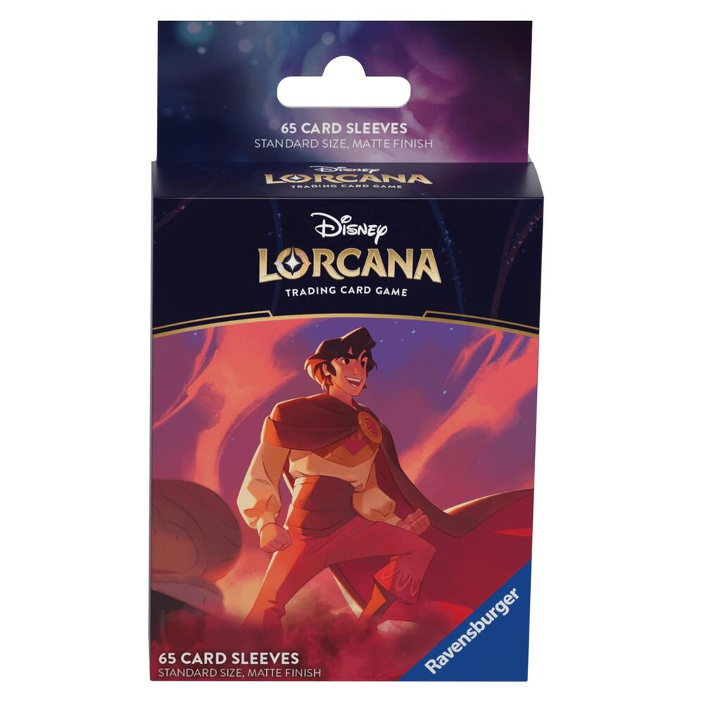 Lorcana - Shimmering Skies - Card Sleeves Pack - Aladdin, Heroic Outlaw