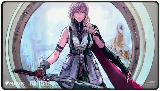 FINAL FANTASY Black Stitched Playmat for Magic: The Gathering - Premium W - Ultra Pro Playmats