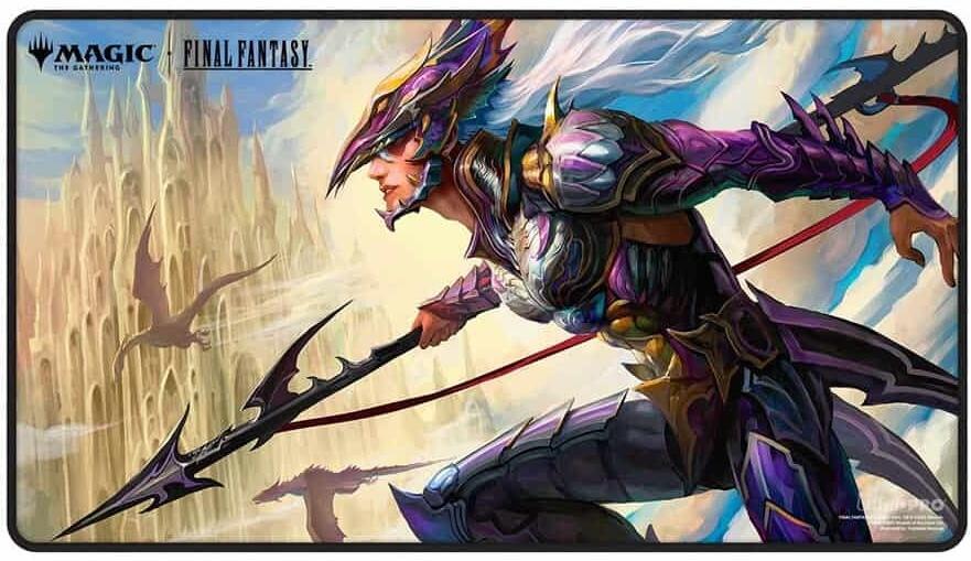 FINAL FANTASY Black Stitched Playmat for Magic: The Gathering - Premium X - Ultra Pro Playmats